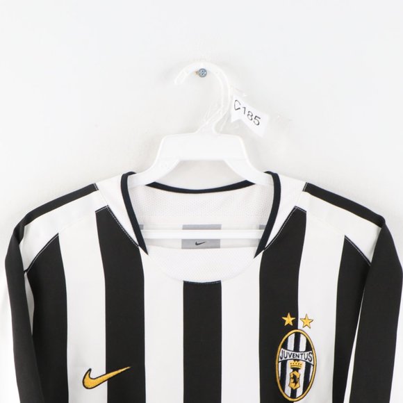 Vintage Nike Juventus FC Striped Soccer Jersey - Picture 2 of 9